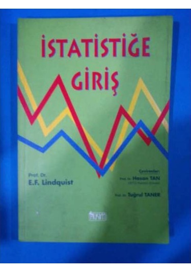 İstatistige Giriş 199 Yılı Basım E.f. Lindquist En Çeviri H.tan