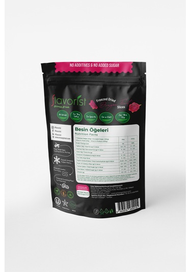 Dondurularak Kurutulmuş Ejder Meyvesi Dilimleri 20 Gram