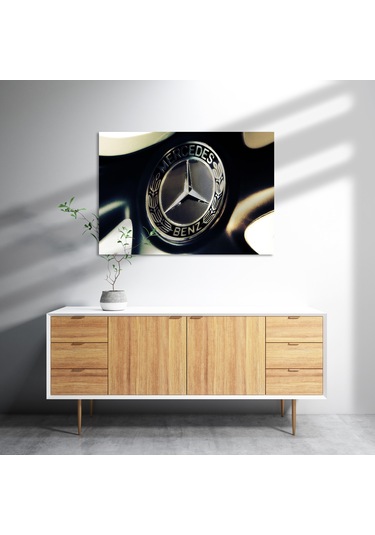 Cakasepetim Mercedes Benz Logo Ahşap Mdf Tablo