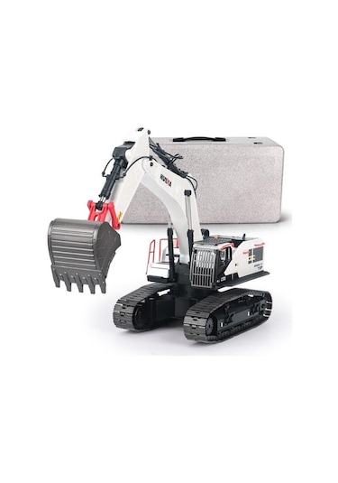 Huına 1/14 Profesyonel 2022 22 Kanal Rc Model 4 Farklı Kepçeli Ekskavatör Kazıcı Uzaktan Kumandali Çok Fonksiyonlu İş Makinası - 2.4g Sesli & Işıklı