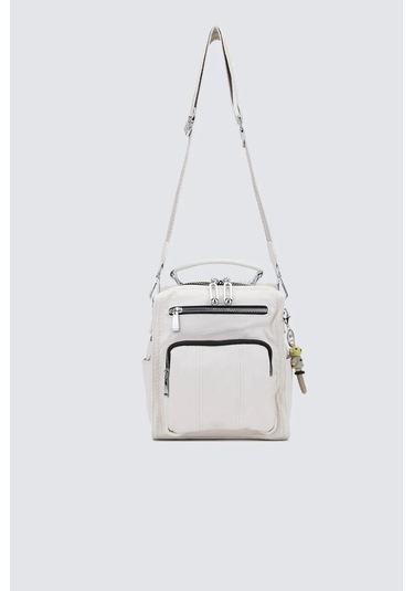 Yumuşak Deri Sırt Ve Çapraz Çanta Camel