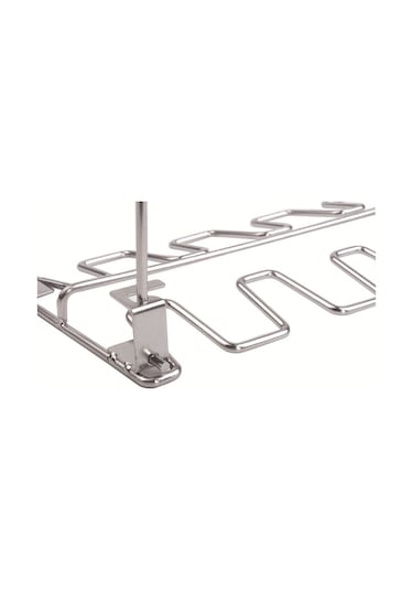 Gajeena Paslanmaz Çelik Pijama Tencere Izgarası - Dayanıklı, Kuru Tutucu, Katlanabilir Tasarım, Ev Ve Dışarıda Kullanıma Uygun Gümüş