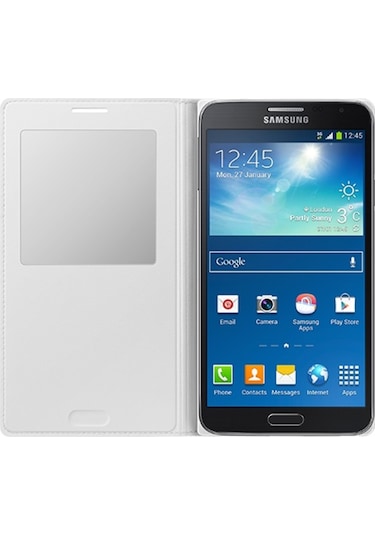 Samsung Uyumlu Galaxy Note 3 Neo N7500S-View Cover Kapakli Kili 361291449