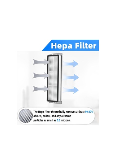 Xurunkeji Dreame L10s Ultra/dreame L10s Ultra Robot Süpürge Yedek Parçaları Ana Yan Fırça Hepa Filtre Paspas Bezi Toz Torbaları