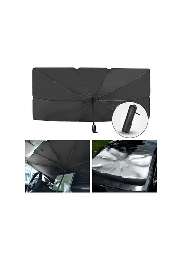 Araba Ön Camı Güneşlik Şemsiyesi, Dayanıklı Çelik Yapı Ve Katlanabilir Güneşlikler İçin Kolay Saklama Özelliğiyle Gizlilik Artırıcı Diğer