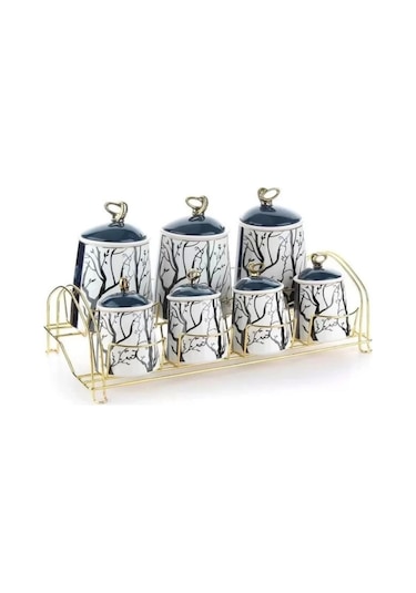 Mien Bah2605 Baharat Fincan Takımı 7 Parça Çok Renkli