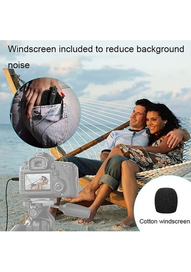 Wondernest Synco S8 Lavalier Canlı Kablolu Mikrofon, Profesyonel Kalite