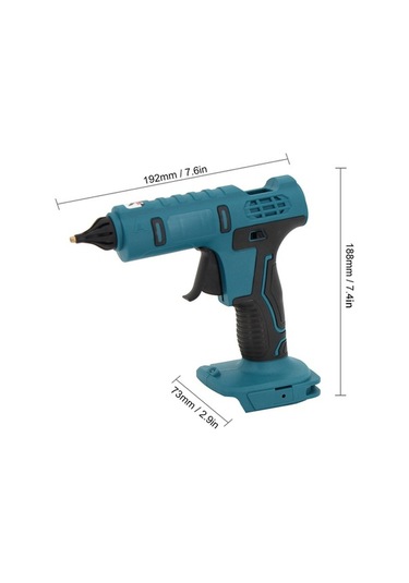 Dancemonkey Profesyonel Kablosuz Sıcak Tutkal Makinesi, Taşınabilir Şarj Edilebilir El Sanatl Tabancası