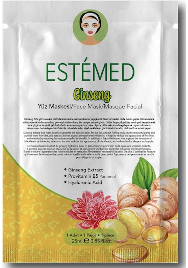 Ginseng Kağıt Maske-ginseng Sheet Mask
