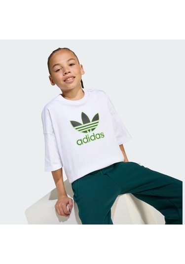 Adidas Oversize Trefoil Çocuk Tişört C-adıjv8555c40a00 Beyaz