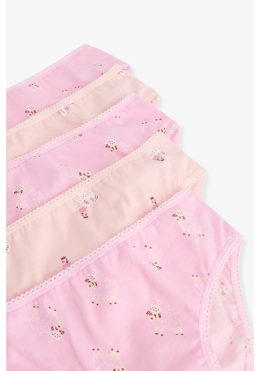 Penti Pembe Kız Çocuk Pinksheep Pamuklu 5'li Slip Külot