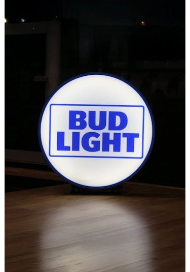 Bud Light Tasarımlı Gece Lambası Çok Renkli