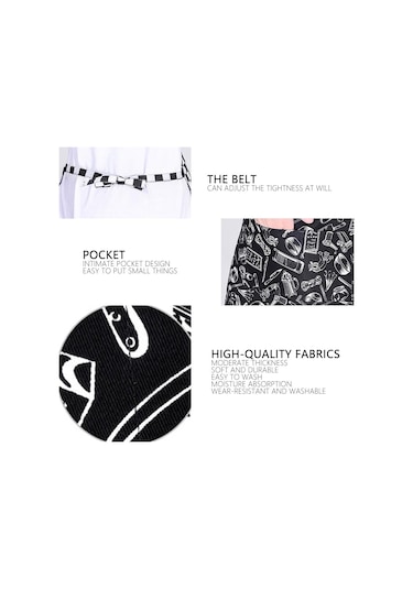 Mutfak Önlüğü Ev Yağ Geçirmez Kahve Şefi El Silin Önlük Büyük Cep Kadın Pişirme Barbekü Aksesuarları 04