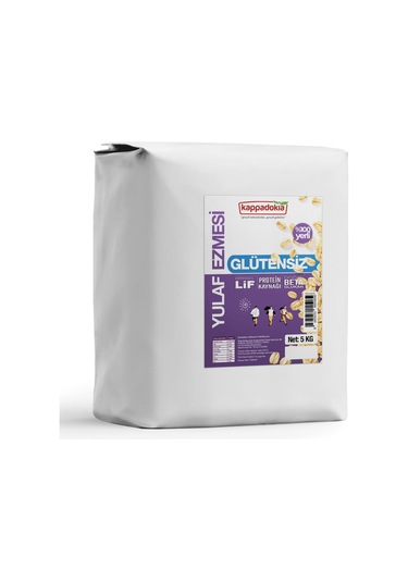 Kappadokia Ekonomik Boy Glütensiz Yulaf Ezmesi - 5 Kg