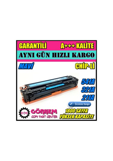 Hp 128A Uyumlu Toner Mavi (Ce321A) N11.21199