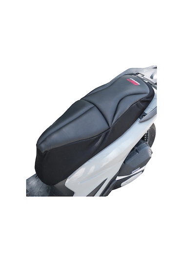 GP Kompozit Honda SH 125 2024-2025 Uyumlu Fileli Motosiklet Konfor Sele Kılıfı Siyah