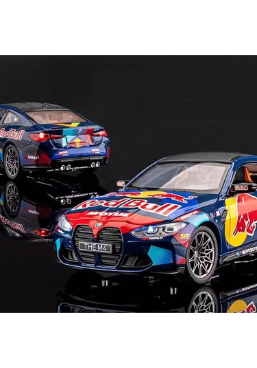 Scowetto Bmw M4 Diecast Model Araba Bmw M4 Redbull Yarış Arabası