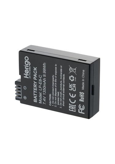 Herigo Lp-e8-c 1350mah Type-c Şarjlı Batarya Lp-e8 Uyumlu