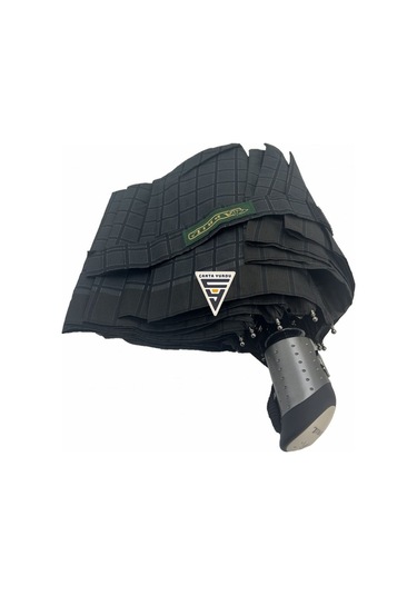 April A-216g A4 Su Geçirmez 10 Telli Tam Otomatik Şemsiye Siyah