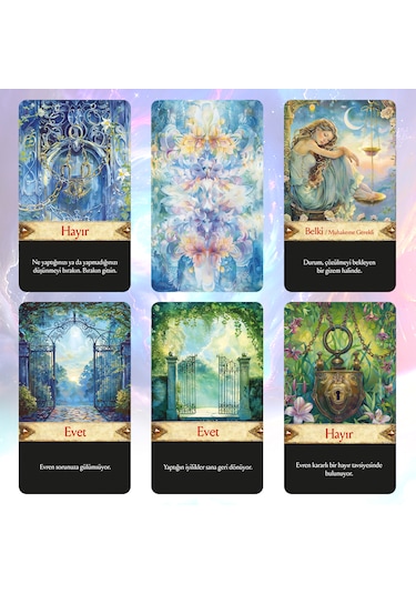 Evrenden Cevaplar Tarot Kehanet Destesi / 90 Açıklamalı Kart