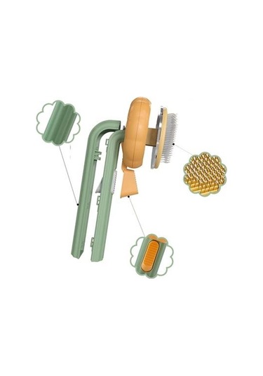 River World Plastik Evcil Hayvan Temizleme Fırçası Yeşil