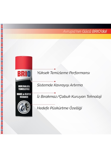 Brio Fren Balata Temizleyici Sprey 500 Ml 2'li
