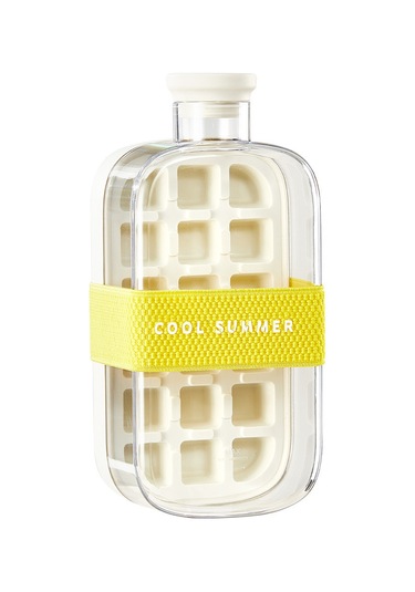 Cool Ev Tipi Taşınabilir Pipetli Buz Kalıbı Bardak 800 Ml 001 Beyaz