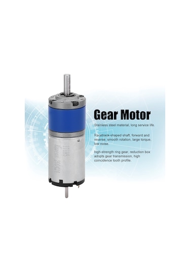 Aubyhe Dc12v 85 Rpm 22mm Planetary Dişli Motor - Elektrikli Fren Sistemi İçin Yüksek Torklu, Az Gürültülü Ve Dayanıklı
