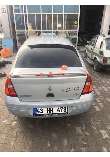 Renault Clio 2 Sedan Işıklı Spoiler -