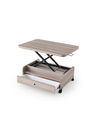 Sefa Home Tekerlekli 2 Çekmeceli Sihirli Sehpa 104 Cordoba