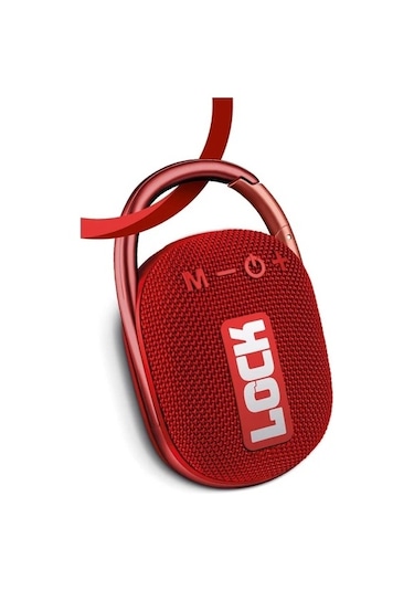 Powerway Lock Red Portable Wirelless Speaker