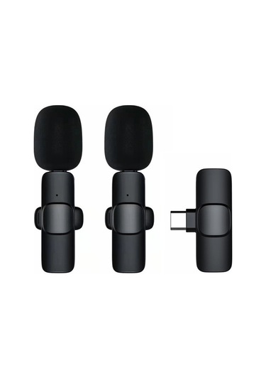 Kablosuz Lavalier Mikrofon 2.4g Gürültü Azaltma K1/k2/k3 Bir İçin Bir/bir İçin İki Mikrofon Üreticileri K1 Birden İki Pingguo Arayüzü Şarjlı Versiyon Gürültü Azaltma - Yankı - Dinleme - 2.4g