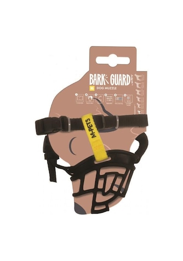 M-pets Bark Guard Ağızlık Xs Black/yellow