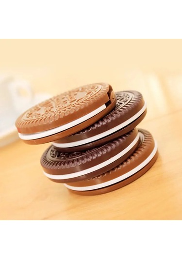 Conventions1 1 Adet Basit Ins Sevimli Oreo Çikolata Bisküvi Ayna Siyah