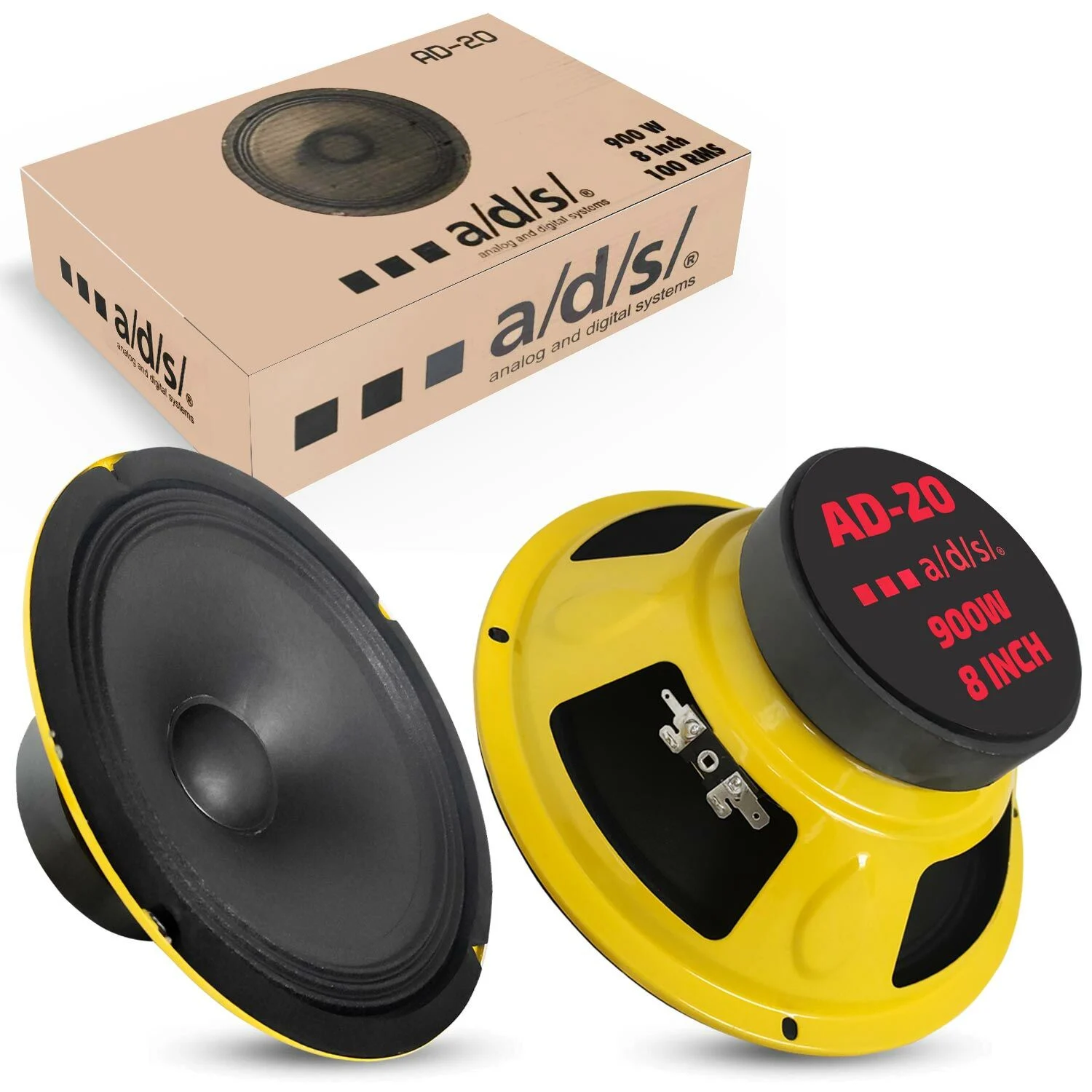 Ads Audio Ad-20 20cm Midrange 900wat Yeni Seri Midrange