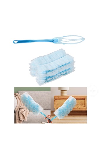 Homyl Duster Yedekler Pratik Elektrostatik Panjur Mobilya Saplı Mavi