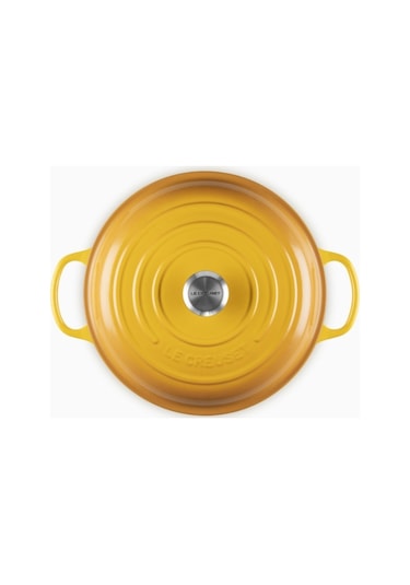 Le Creuset Gourmet Profesyonel Lüks Döküm Tencere Sarı 28 Cm