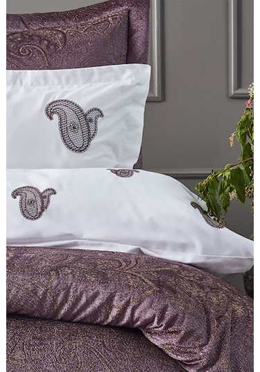 Apricitas Home Janine Mürdüm 10 Parça Çeyiz Seti Mürdüm