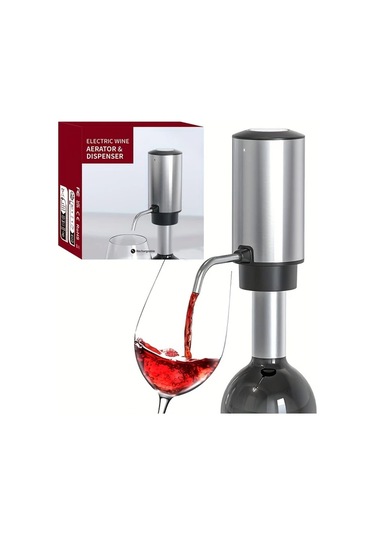 Honeybeeshop Kd-8 Elektrikli Sarap Sürahisi Dekantor Sarap Ve Zeytinyagi Dokme Uyumlu Otomatik Icecek Cesmesi