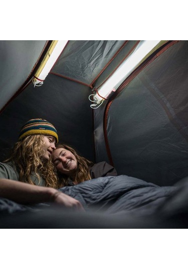 Dofolink Usb Şarjlı Pvc Enflasyonlu Katlanabilir Kamp Işığı - Mavi, Parlaklık Ayarlanabilir, 65cm L Çok Renkli