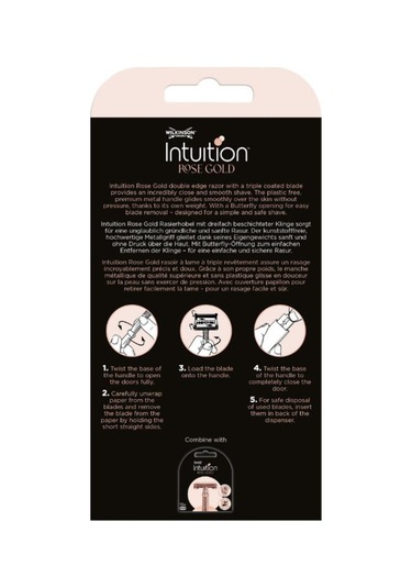 Wilkinson Sword Intuition Rose Gold Double Edge Kadın Tıraş Bıçağı