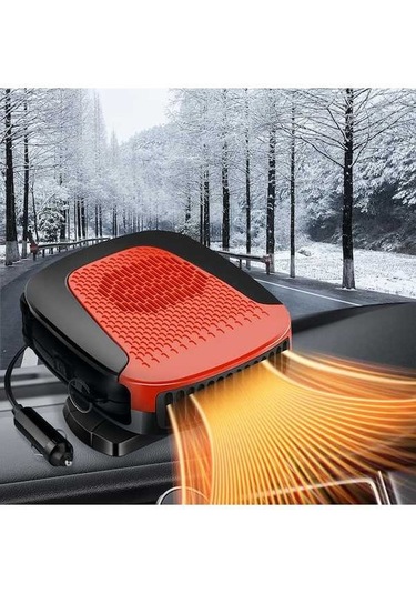 Wondernest 2025 Yükseltmesi Taşınabilir, Hızlı Isıtmalı Ön Lichen Isıtıcı, Cam Buğu Önleyici Araba 12v, Xi Kırmızı