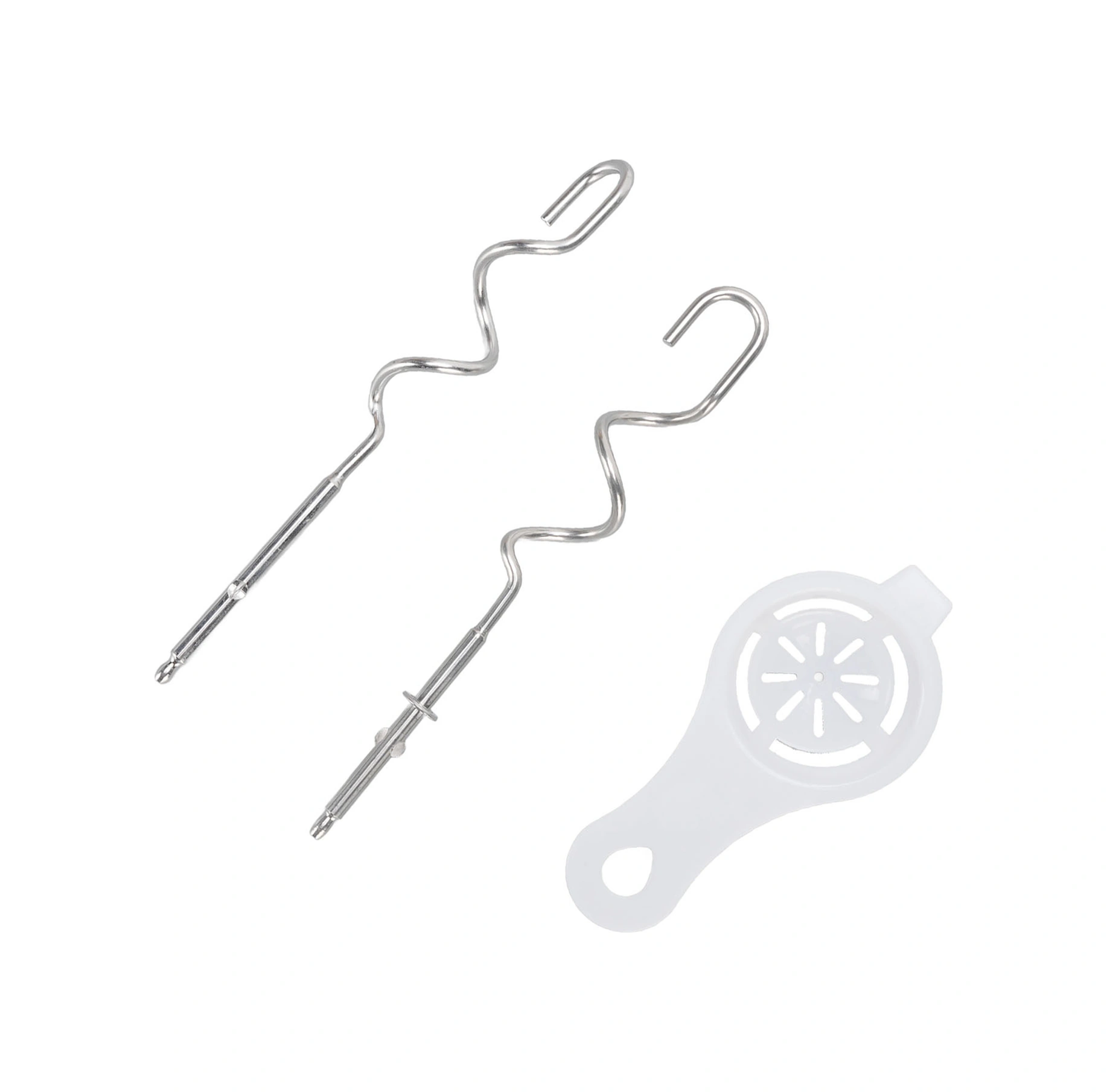 Geeroyoo Kenwood El Mikseri İçin Paslanmaz Çelik Hamur Kancaları Ve Yumurta Beyazı Ayırıcı Seti - Hamur, Krema, Şeker Karıştırma Ve Pasta Pişirme Aksesuarı Diğer