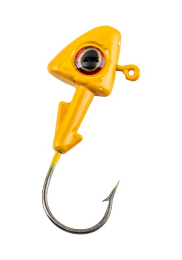 Jighead - Zoka - Kurşunlu Olta İğnesi - Xh-a 07 - Sarı - 6 Gr - 10 Adet