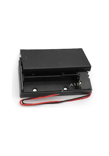 18650 2li Pil Kutusu On/Off Anahtar 15cm Kablolu  2 Adet Seri