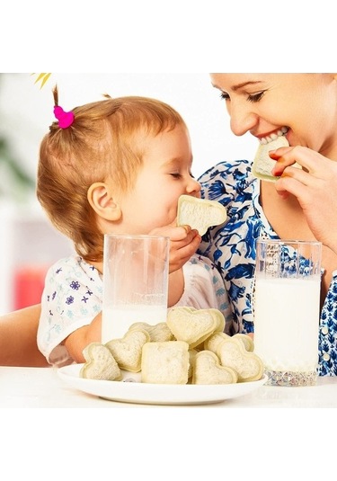 Ulzyvf Gelecekoo Çocuk Bento Aksesuarları Seti - 9'lu, Kırmızı Kesiciyle Sebzeli Sandviç Sandviç KIrmızı