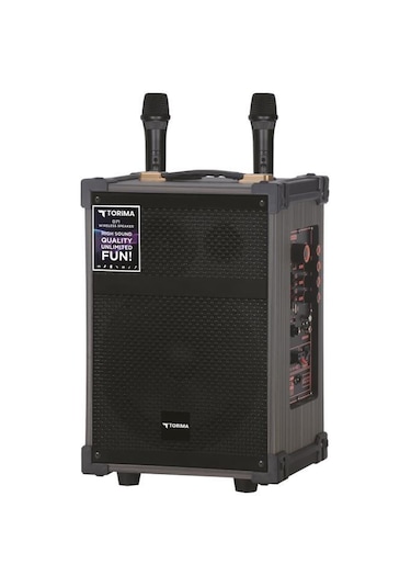 Torima D71 Profesyonel Çift Mikrofonlu Bt Kablosuz Hoparlör Bass Ses Kutusu Speaker