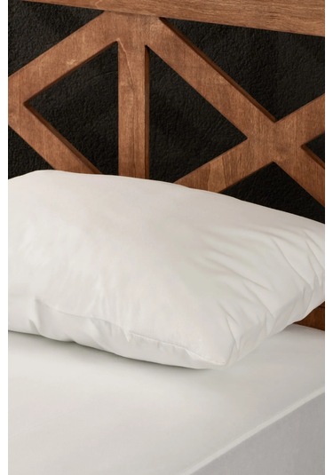 Eliosa 2 Li Kapitoneli Yastık Alezi - Beyaz - 50x70 Cm