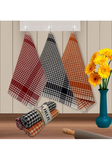 Durul Kareli Kurulama Bezi 3'lü