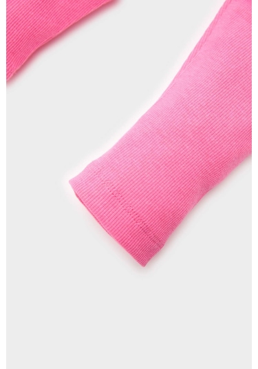 DeFacto Kız Bebek Beli Lastikli Fitilli Kaşkorse Tayt E6364A525SPPN43 Pembe